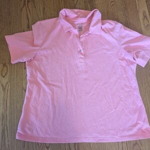 IZOD Performance Cool FX Polo Shirt Women's XL Pink Golf Tennis Walking